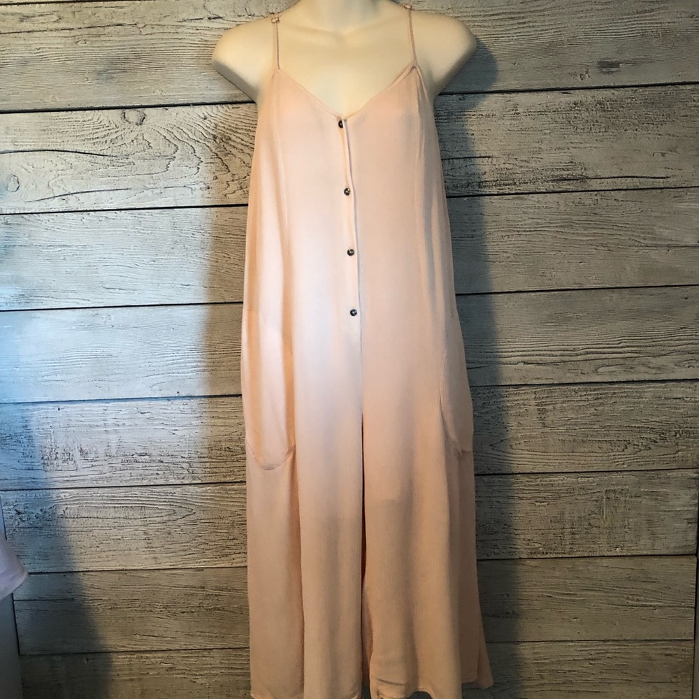 Somedays Lovin Spell Cast Culotte Jumpsuit Light Blush Pink Size Small - Picture 7 of 9